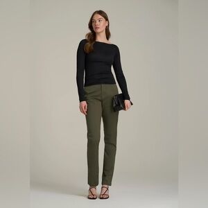 AMERICAN TALL High Rise Tapered Chino Pants for Tall Women